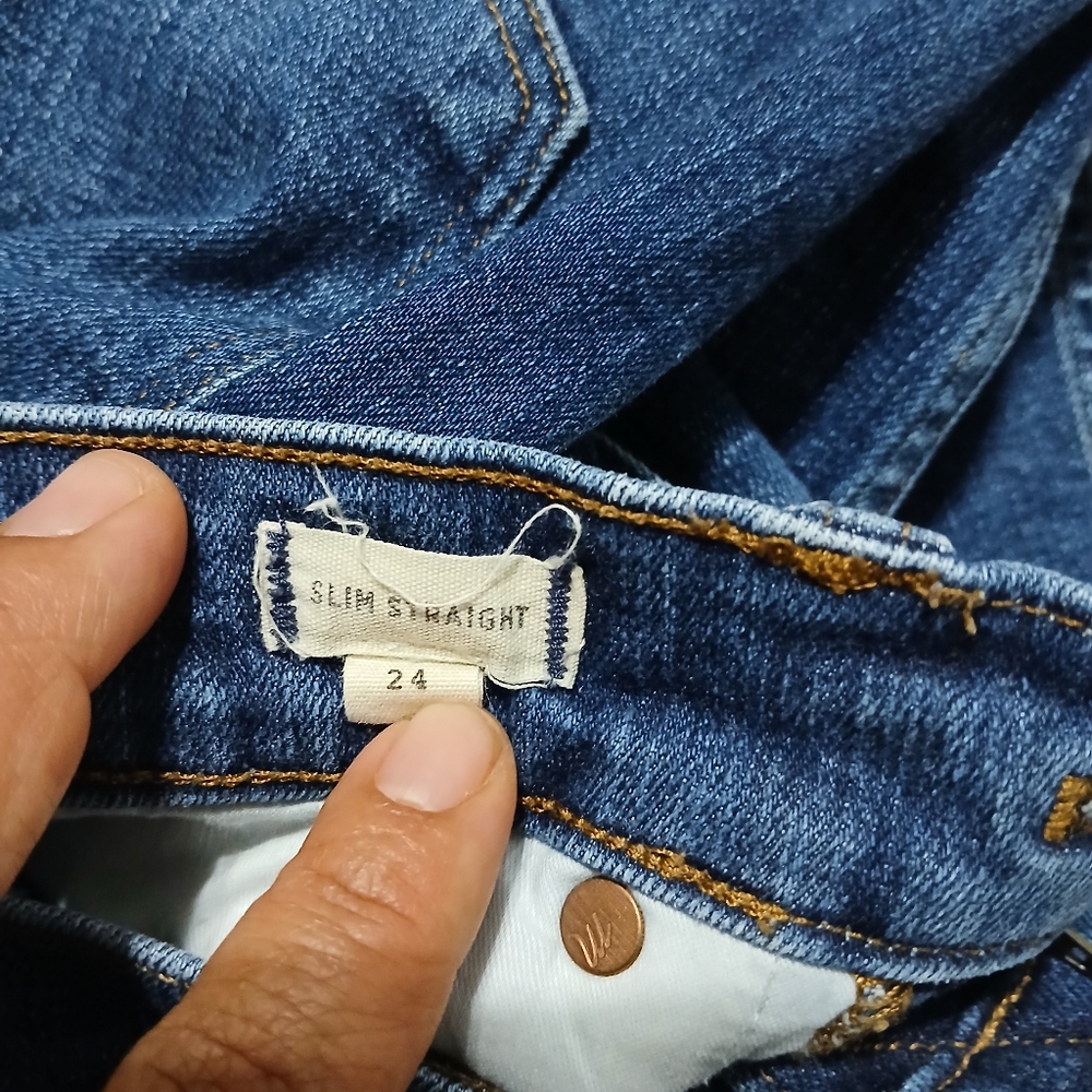 Madewell Classic Blue Women's Jeans‎ Slim Straight - Picture 11 of 11